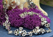 Load image into Gallery viewer, Lavena Celtic Knot Claddagh Bracelet