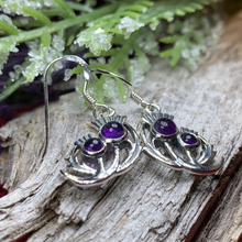 Load image into Gallery viewer, Bonnie Thistle Amethyst Earrings