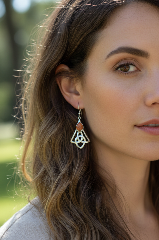 Ella Celtic Knot Earrings — view 8