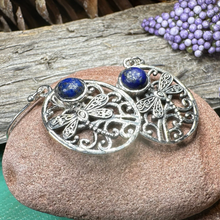 Load image into Gallery viewer, Forest Glen Dragonfly Earrings