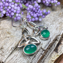 Load image into Gallery viewer, Jayden Trinity Knot Earrings