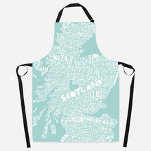 Load image into Gallery viewer, Scotland Map Apron