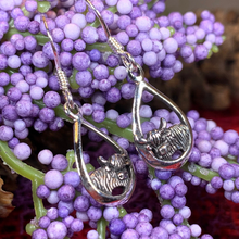 Load image into Gallery viewer, Galloway Highland Cow Earrings