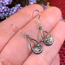 Load image into Gallery viewer, Galloway Highland Cow Earrings