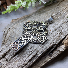 Load image into Gallery viewer, Traditional Celtic Cross Necklace