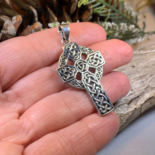 Load image into Gallery viewer, Traditional Celtic Cross Necklace