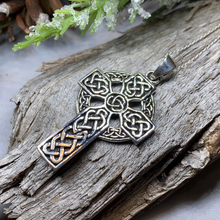 Load image into Gallery viewer, Traditional Celtic Cross Necklace