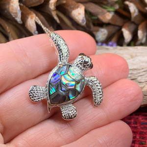 Abalone Turtle Necklace