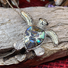 Load image into Gallery viewer, Abalone Turtle Necklace
