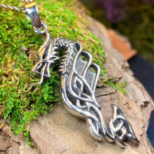Load image into Gallery viewer, Zorn Celtic Dragon Necklace
