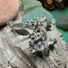 Load image into Gallery viewer, Marcasite Bee Earrings