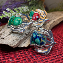 Load image into Gallery viewer, Scotland Heathergems Thistle Brooch