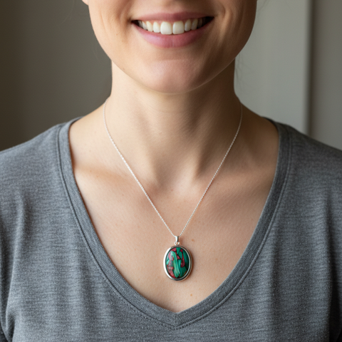 Load image into Gallery viewer, Scottish Highlands Necklace with Heathergems