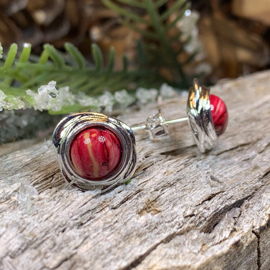 Celtic Heathergems Post Earrings - Handmade in Scotland — view 13