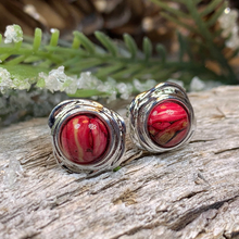Load image into Gallery viewer, Celtic Heathergems Post Earrings