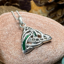 Load image into Gallery viewer, Aria Trinity Knot Necklace