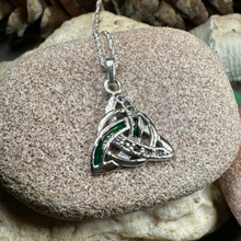 Load image into Gallery viewer, Aria Trinity Knot Necklace