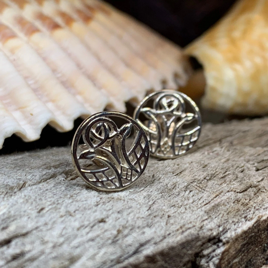 Rose Mackintosh Stud Earrings — view 5