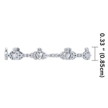 Load image into Gallery viewer, Lavena Celtic Knot Claddagh Bracelet