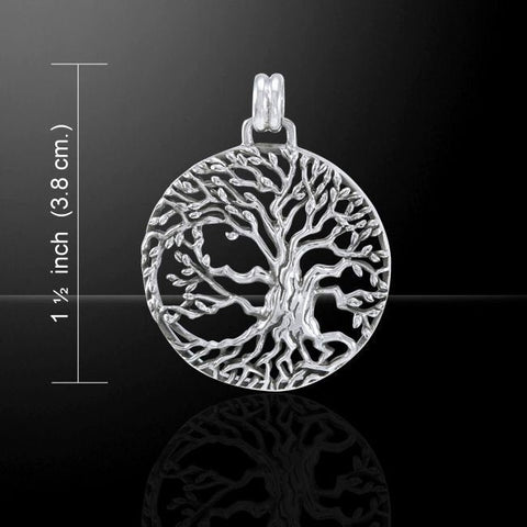 Load image into Gallery viewer, Solstice Tree of Life Silver Necklace 07