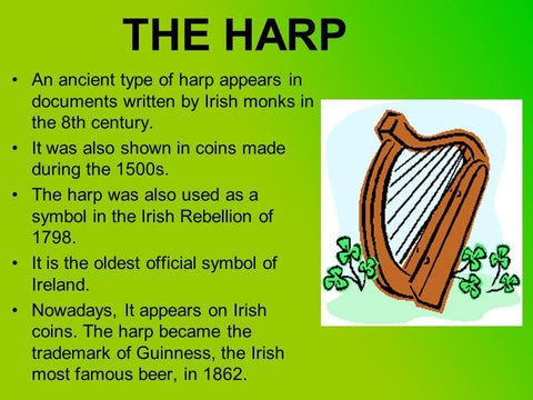 Load image into Gallery viewer, Oisin Irish Shamrock Harp Necklace in Sterling Silver