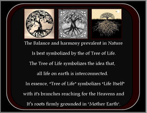 Deep Roots Tree of Life Earrings