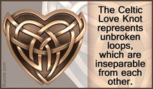 Load image into Gallery viewer, Everheart Celtic Heart Brooch