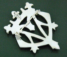 Load image into Gallery viewer, Luckenbooth Brooch, Scotland Jewelry, Bridal Pin, Mom Gift, Friendship Gift, Sister, Girlfriend Gift, Anniversary Gift, Scottish Bride Pin