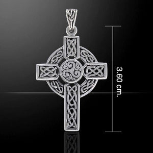Aileran Celtic Cross Necklace 06