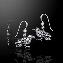 Load image into Gallery viewer, Morgana Raven Earrings