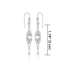 Load image into Gallery viewer, Galette Celtic Moon Earrings