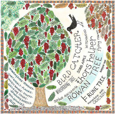 Load image into Gallery viewer, Scottish Rowan Tree of Life Brooch - Handmade in Scotland