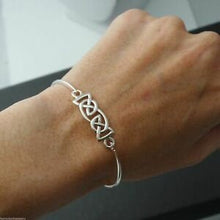 Load image into Gallery viewer, Love Knot Silver Bracelet