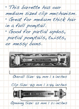 Load image into Gallery viewer, Dragon Hair Clip, Dragon Barrette, Chinese Jewelry, Gothic Jewelry, Friend Gift, Wiccan Jewelry, Pewter Jewelry, Nature Barrette