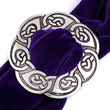 Load image into Gallery viewer, Celtic Knot Scarf Ring, Scotland Jewelry, Pagan Jewelry, Ireland Jewelry, Celtic Jewelry, Mom Gift, Wife Gift, Sister Gift, Friend Gift