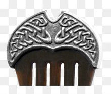 Load image into Gallery viewer, Celtic Knot Hair Stick, Celtic Barrette, Irish Jewelry, Pagan Jewelry, Friendship Gift, Wiccan Jewelry, Norse Jewelry, Hair Slide Barrette