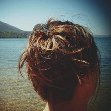 Load image into Gallery viewer, Celtic Knot Hair Stick, Celtic Barrette, Irish Jewelry, Pagan Jewelry, Friendship Gift, Wiccan Jewelry, Norse Jewelry, Hair Slide Barrette