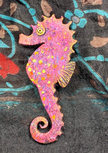 Load image into Gallery viewer, Colorful Seahorse Brooch