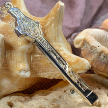 Load image into Gallery viewer, Celtic Cross Necklace, Scotland Jewelry, Celtic Jewelry, Alexander Cross, Anniversary Gift, First Communion Cross, Religious Jewelry