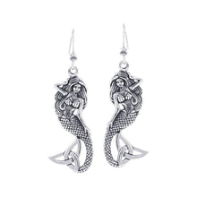 Load image into Gallery viewer, Celtic Mermaid Earrings