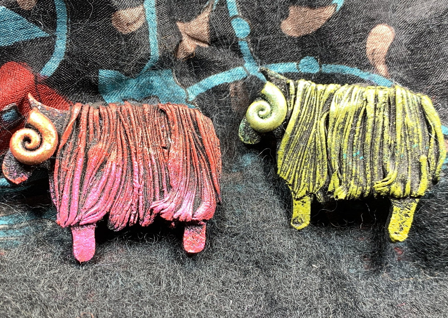 Lovable Sheep Brooch - Handmade in Scotland — view 11