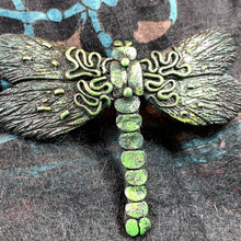 Load image into Gallery viewer, Mystical Forest Dragonfly Brooch
