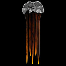 Load image into Gallery viewer, Gingko Hair Stick, Celtic Barrette, Irish Jewelry, Pagan Jewelry, Friendship Gift, Wiccan Jewelry, Norse Jewelry, Hair Slide Barrette