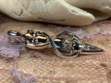 Load image into Gallery viewer, Danu Necklace, Trinity Knot Pendant, Celtic Jewelry, Goddess Pendant, Anniversary Gift, Wiccan Jewelry, Pagan Jewelry, Claddagh Jewelry