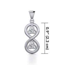 Load image into Gallery viewer, Trinity Knot Necklace, Infinity Jewelry, Celtic Jewelry, Celtic Knot Jewelry, Anniversary Gift, Mom Gift, Irish Jewelry, Scotland Jewelry