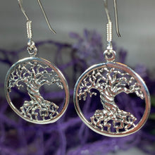 Load image into Gallery viewer, Deep Roots Tree of Life Earrings
