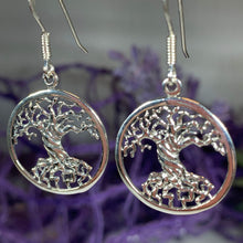 Load image into Gallery viewer, Deep Roots Tree of Life Earrings