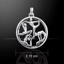 Load image into Gallery viewer, Round Yoga Pose Necklace