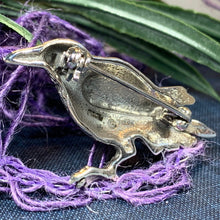 Load image into Gallery viewer, Tethra Realistic Raven Brooch