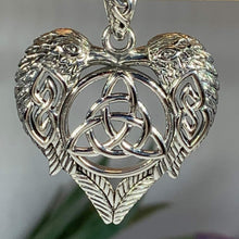 Load image into Gallery viewer, Celtic Raven Lovers Necklace